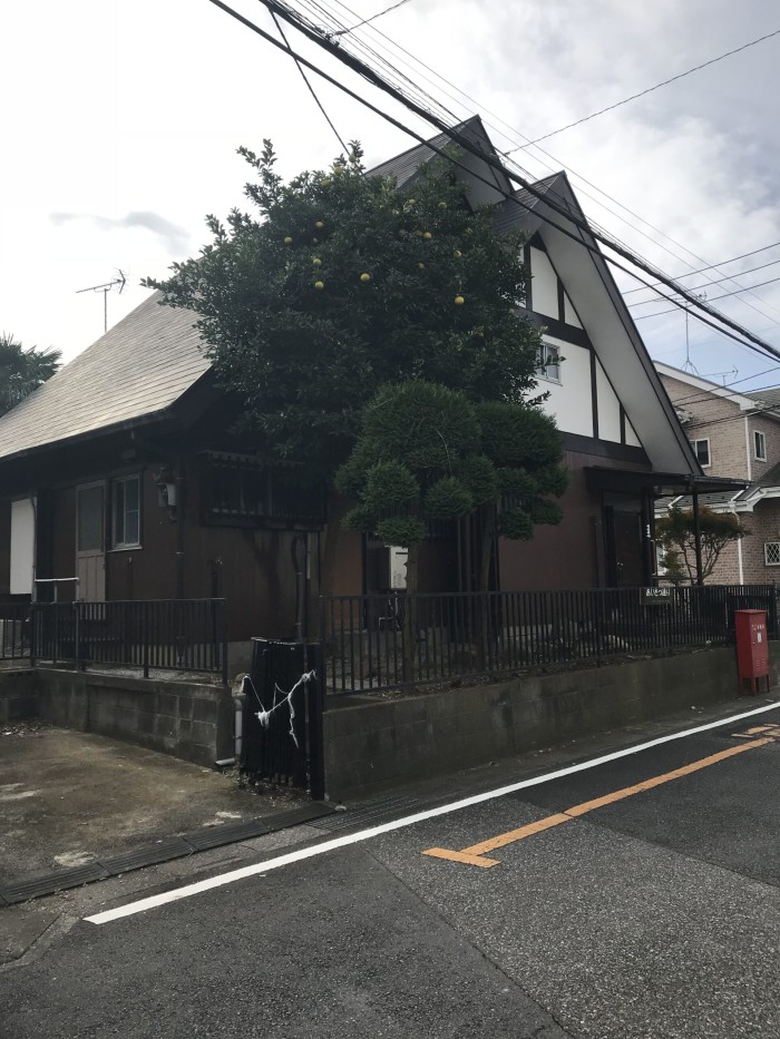 大津市で日当たりを遮る庭木を伐採！電線近くの大木も吊り切りで安全解決 | 庭木伐採・除草専門店 滋賀管轄 - Before